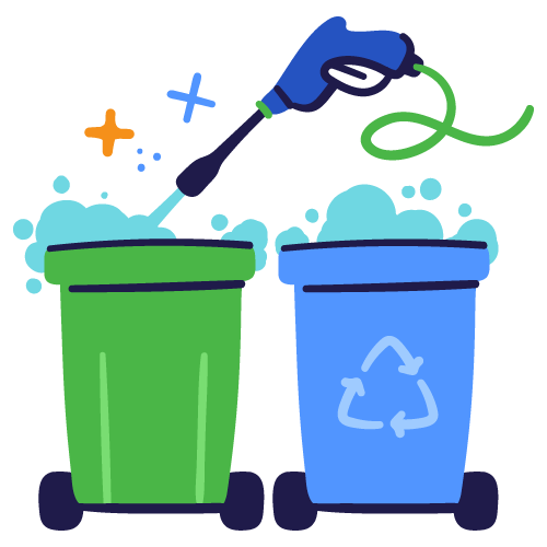Trash Can Cleaning